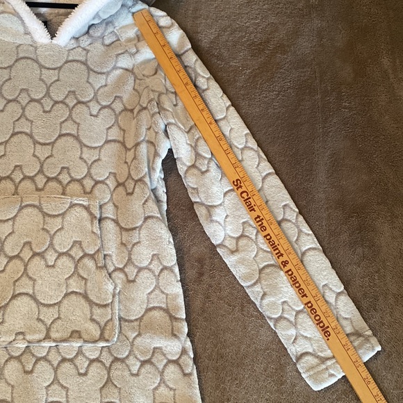 Disney Mickey logo lounge fleece hoody size medium - Picture 7 of 8